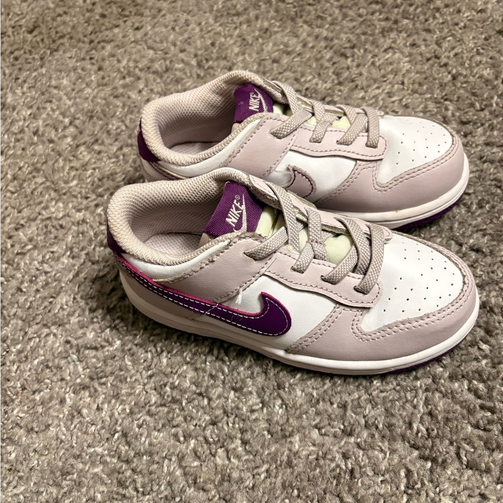 Nike Kids Sneakers - White and Purple